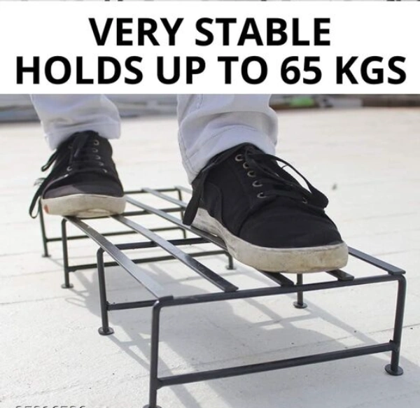  Iron  Planter Stand It is very light in weight and so it can be moved easily as per your needs -  Free Size, Black, Iron,  Pack of 2